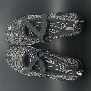 KEEN | Hush Knit Mary Jane CNX Flats Contour Arch Support Black Size 7